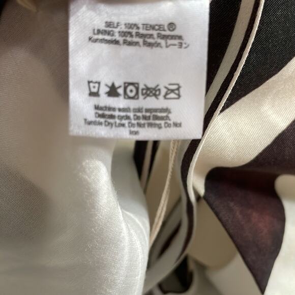 Mara Hoffman Zebra Tank Top Cream Brown Multi - Picture 16 of 16